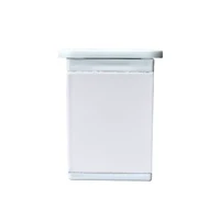 Furniture leg Aluminum40x40x60 mm White 2