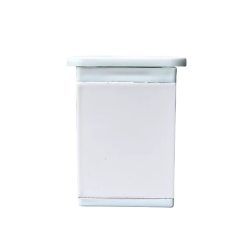 Furniture leg Aluminum40x40x60 mm White 2