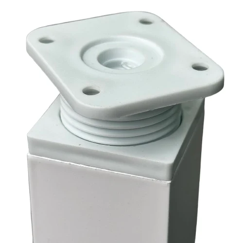 Furniture leg Aluminum40x40x60 mm White 4