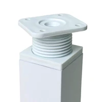 Picior Aluminiu 40x40x80 mm Alb 4