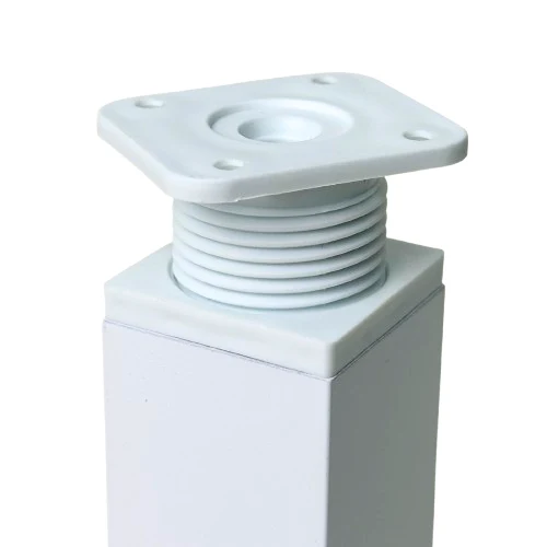 Picior Aluminiu 40x40x80 mm Alb 4