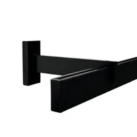 Suport perete pentru cornisa Valencia Black 2