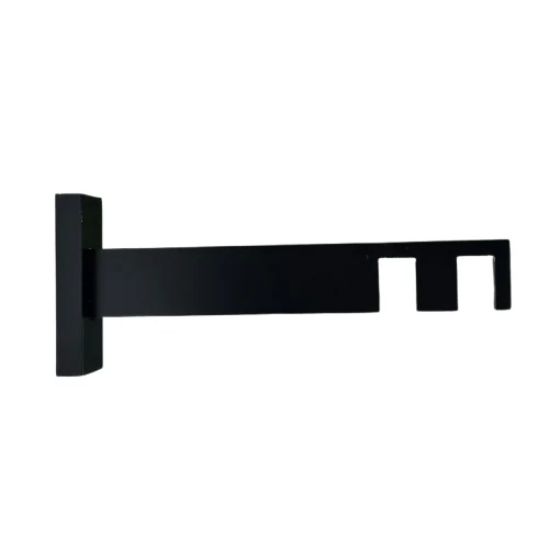 Suport perete dublu pentru cornisa Valencia Black