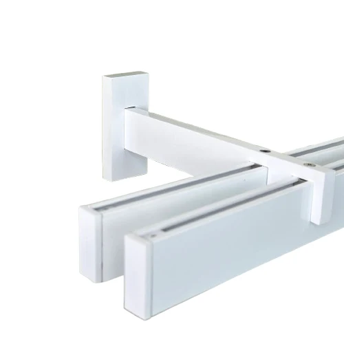 Suport perete dublu pentru cornisa Valencia White 2
