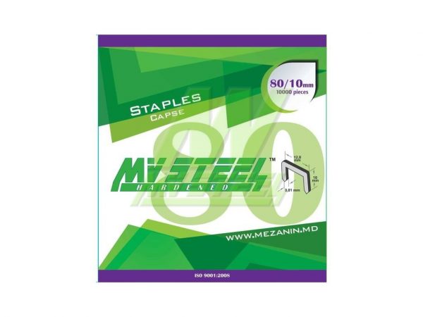 Скобы MVSTEEL 80/10 - 10000б