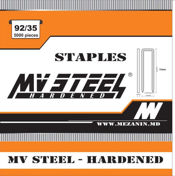 Скобы MVSTEEL 92/40 - 5000б