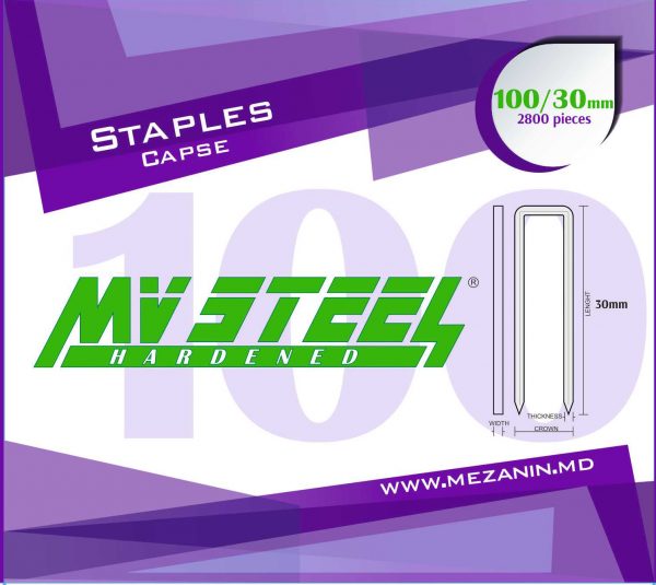 Скобы MVSTEEL 100/30 - 2800б — изображение 2