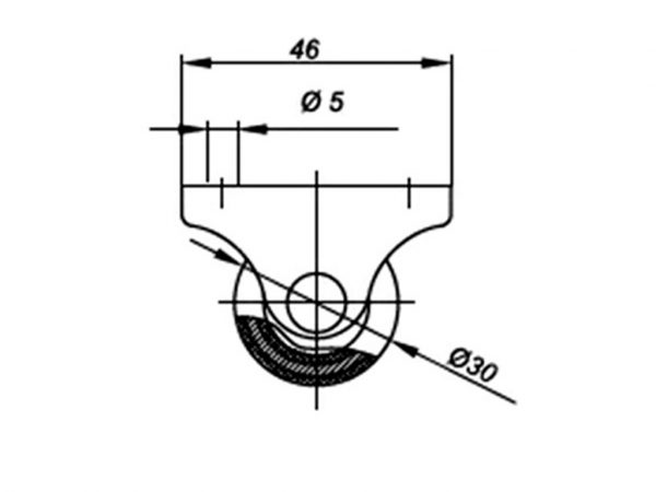 Rotila E123133009 R / H-35 / D-30 - imagine 3